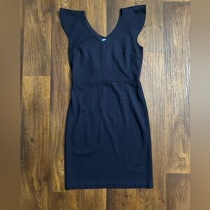 J. McLaughlin Navy Midi Dress